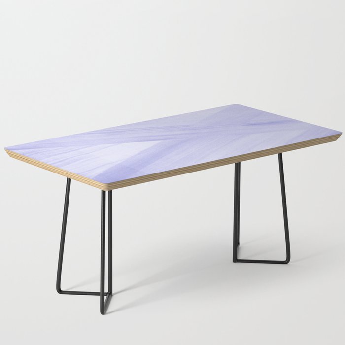 Light Periwinkle Purple Abstract Lines Coffee Table