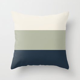 Sage Navy Throw Pillow