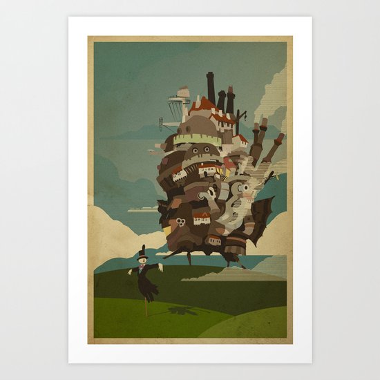 Moving Castle Art Print