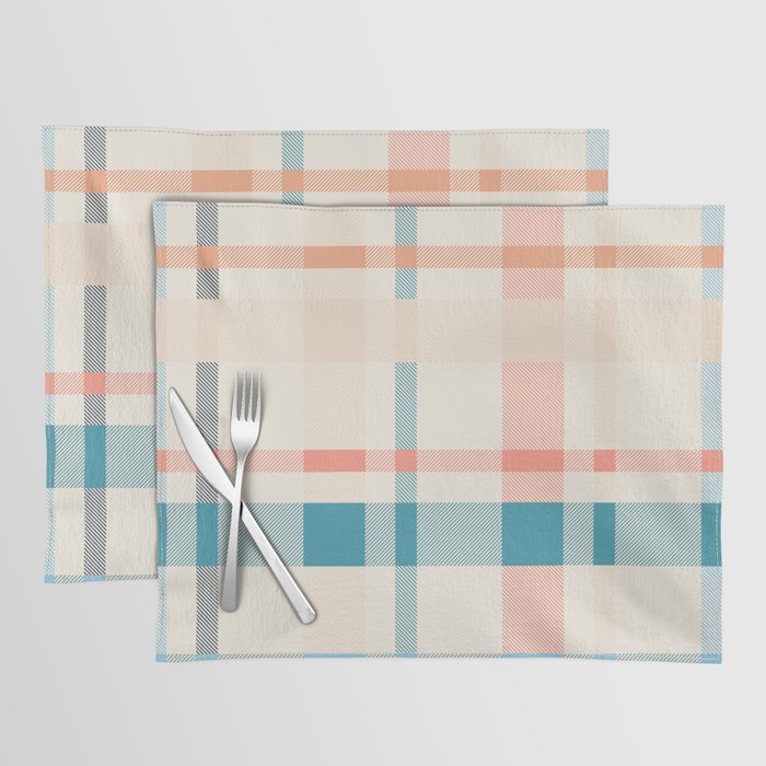 Bright Color Seamless Geometric Textile Pattern. Vibrant Striped Repeatable Background Placemat