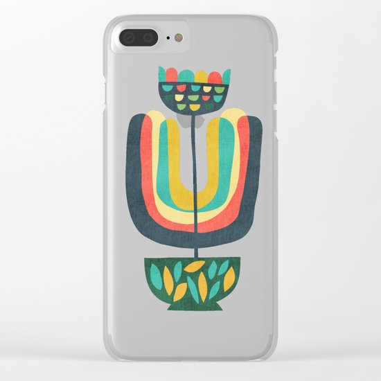 Potted Plant 3 Clear iPhone Case