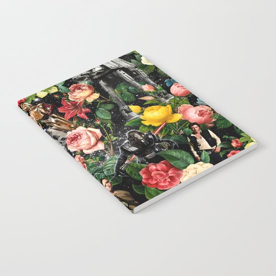 1977-2016 Starwars and Floral Pattern Notebook