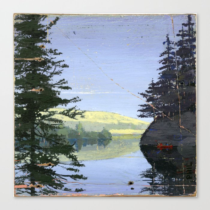 canoe Canvas Print