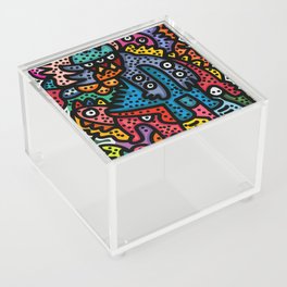 Graffiti Abstract Cool Monsters are Happy Acrylic Box