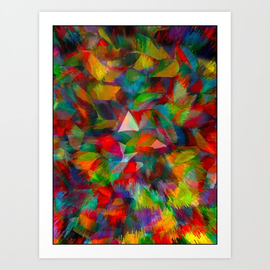 Pulsing Art Print
