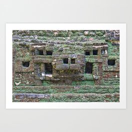 Mayan Ruins Lamanai, Belize Art Print