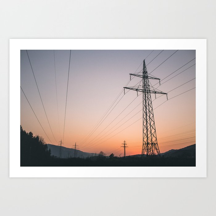 connected Art Print