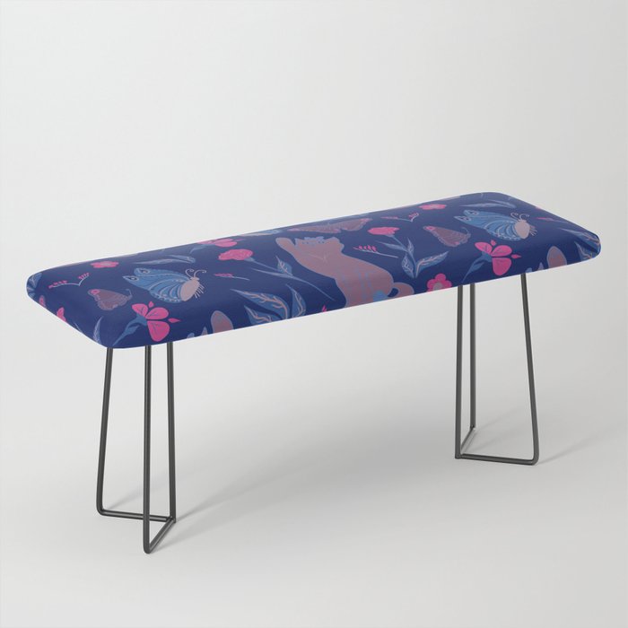 Cat's play - Pink and blue Bench