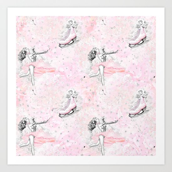 Figure Skating #2 Art Print