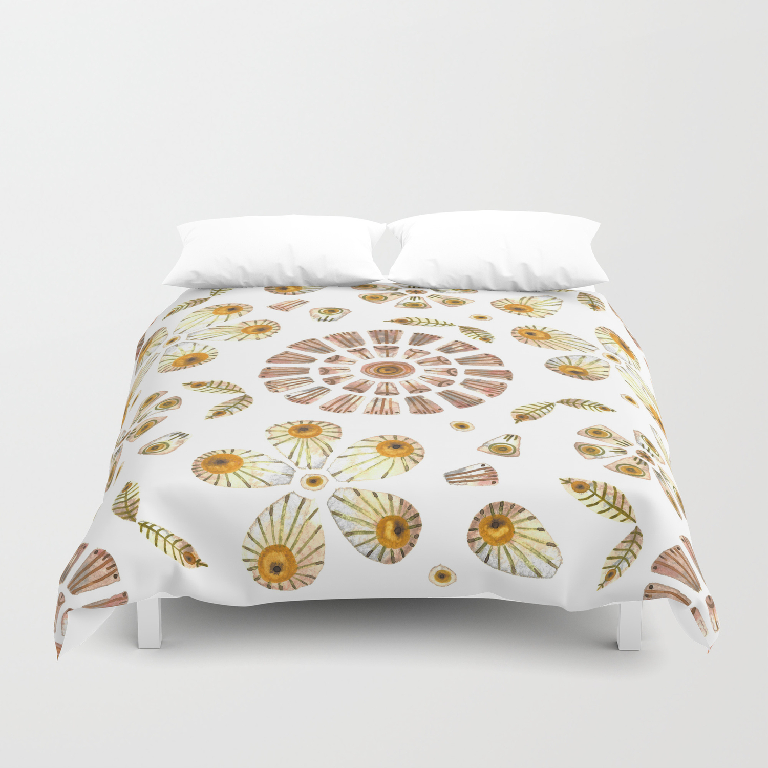 Pressed Flowers Duvet Cover By Julieowen Society6