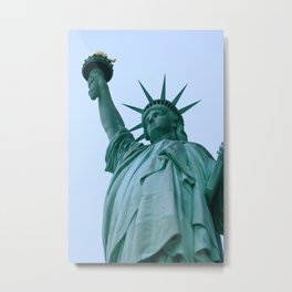 The Lady Metal Print | Statueofliberty, Newyork, Color, Ladyliberty, Digital, Green, Momument, Photo 