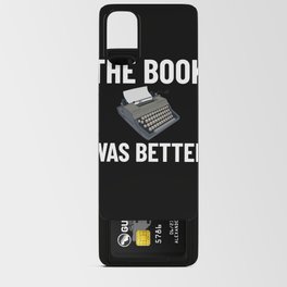 Typewriter Book Author Writer Beginner Quotes	 Android Card Case