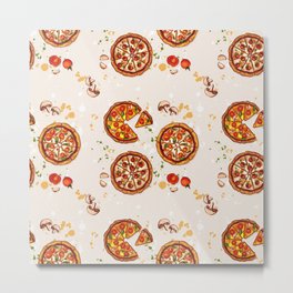 Appetizing pizza Metal Print