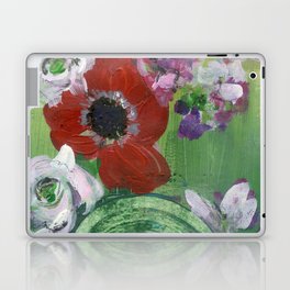 acrylic flowers in flow N.o 1 Laptop Skin
