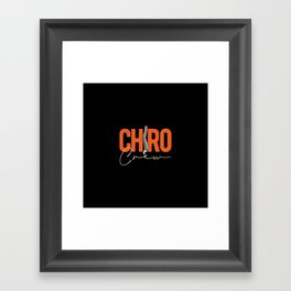 Chiropractor Team Framed Art Print