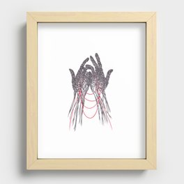 Do You Believe in the Red String of Faith Recessed Framed Print
