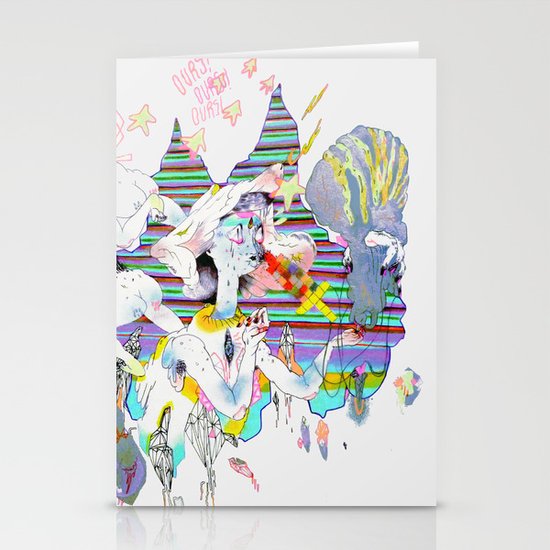 OURS OURS OURS Stationery Cards
