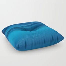 Underwater blue background Floor Pillow