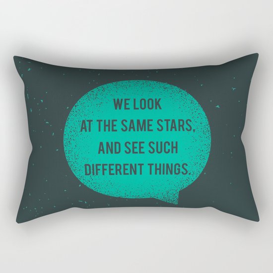 Same Stars - Different Things Rectangular Pillow