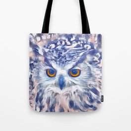 Fluffy Owl Tote Bag