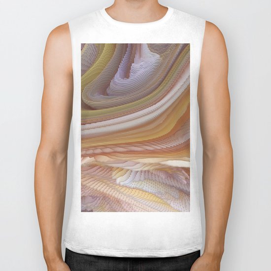 Abstract painting 123 Biker Tank