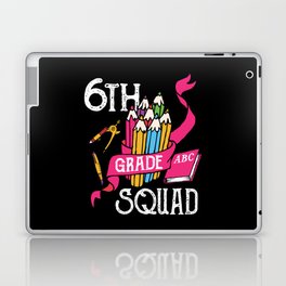 6th Grade Squad Student Back To School Laptop Skin