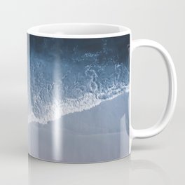 Aerial Ocean Print - Crashing Waves - Beach - Sea Travel photography Mug