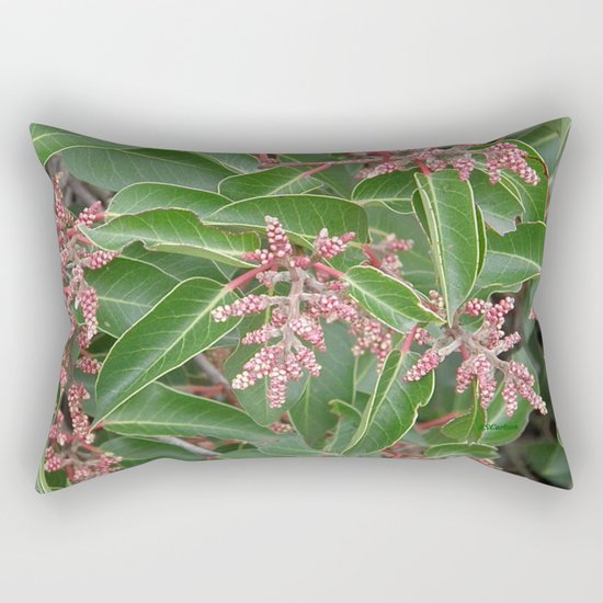 TEXTURES - Manzanita in Drought #1 Rectangular Pillow