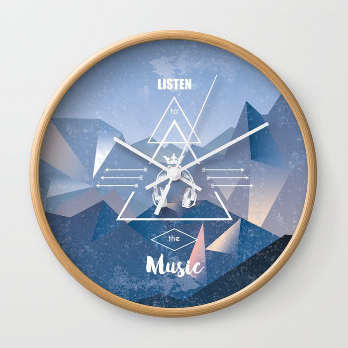 listen to the music Wall Clock