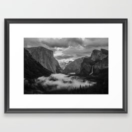 Tunnel View - Yosemite National Park Framed Art Print