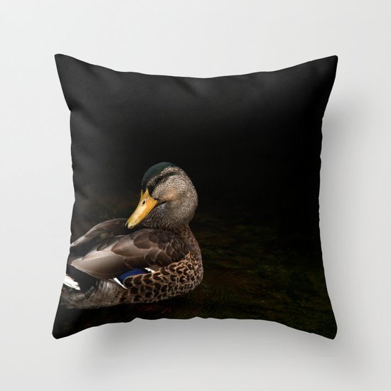 Summers Mallard Throw Pillow