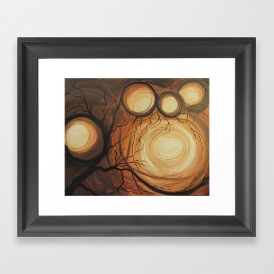 Chasing Death Framed Art Print