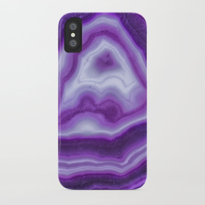 Layered Agate Crystal iPhone Case