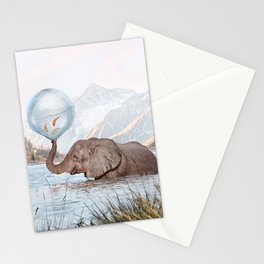 In a Bubble Stationery Card