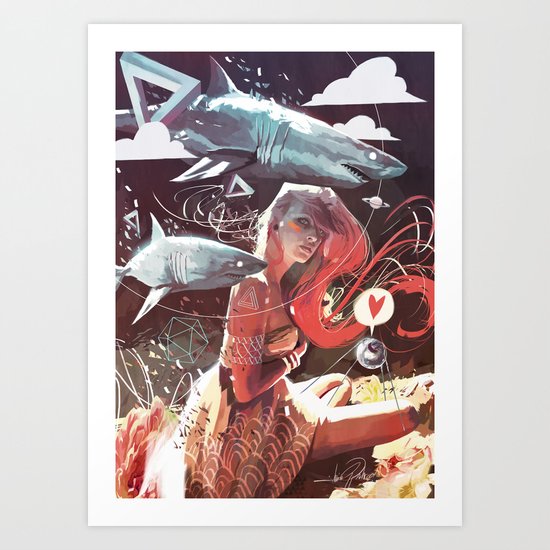 SPUTNIK LOVER Art Print