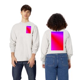 Red and Purple Spotlight Long Sleeve T Shirt