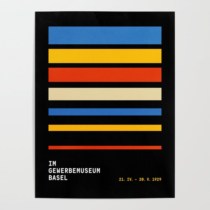 Stripes | Bauhaus V Poster