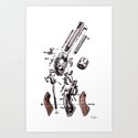 iphone 6 exploded diagram Sam  Gun by Salgood Art  Print Exploded Society6