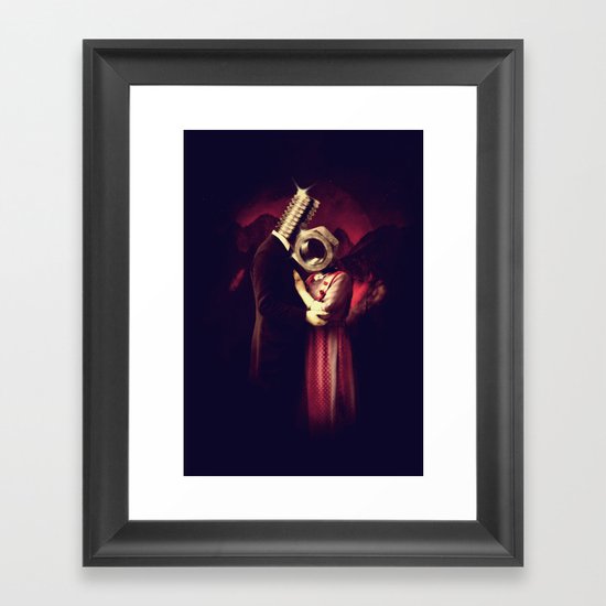 Screw Love Framed Art Print