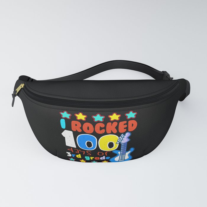 Days Of School 100th Day Rocked 100 3rd Grader Fanny Pack