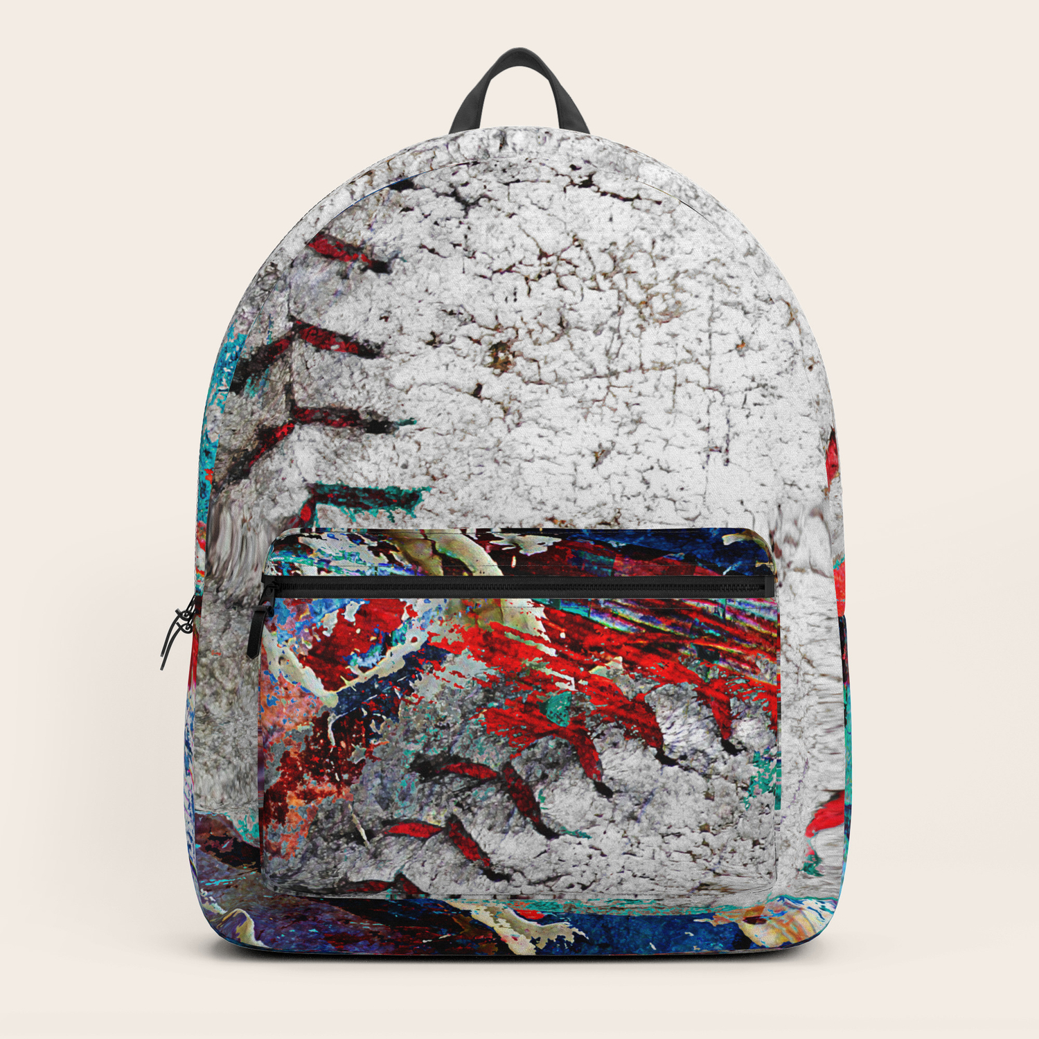 baseball print backpack
