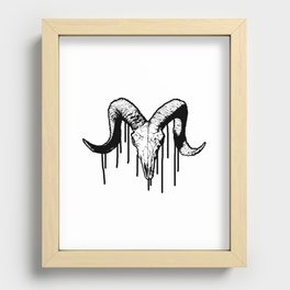 This will destroy you... Recessed Framed Print
