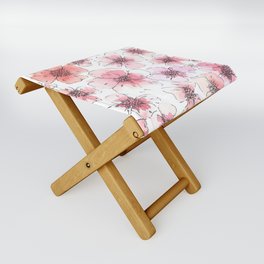 Pretty In Pink Folding Stool