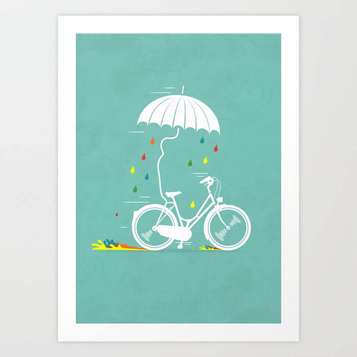 I want to ride my bike ! Art Print