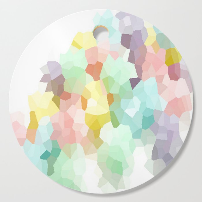Pastel Abstract Cutting Board