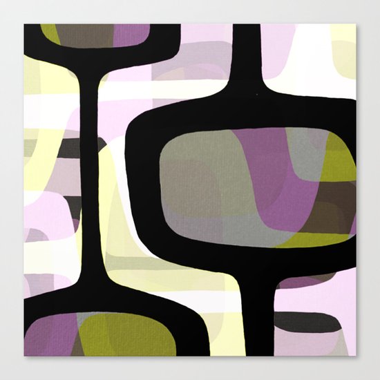 Mid Century Abstract 1 Canvas Print