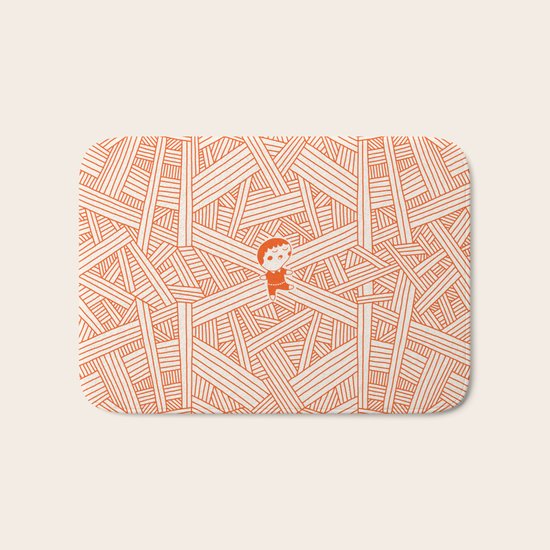 Labyrinth Bath Mat