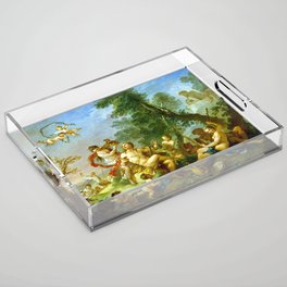 Charles Joseph Natoire Bacchanal Acrylic Tray