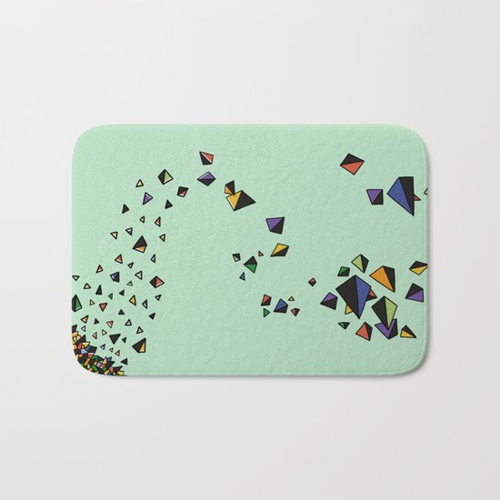Triangles Bath Mat
