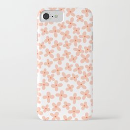 Peach Lilac Frenzy iPhone Case